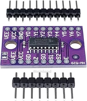 Amazon.com: 74HC4051 8-Channel-Mux 8-Channel Analog Multiplexer