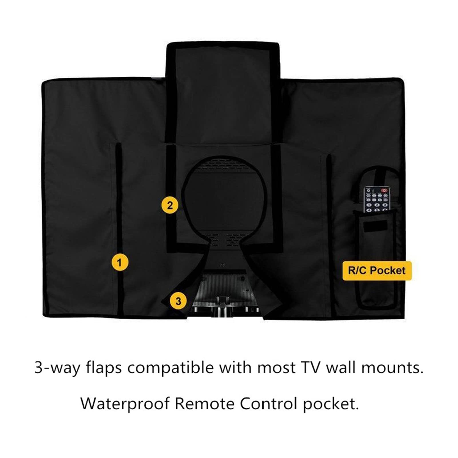 22" A 24" Housse De Protection Pour TV D'extérieur, écrans Et