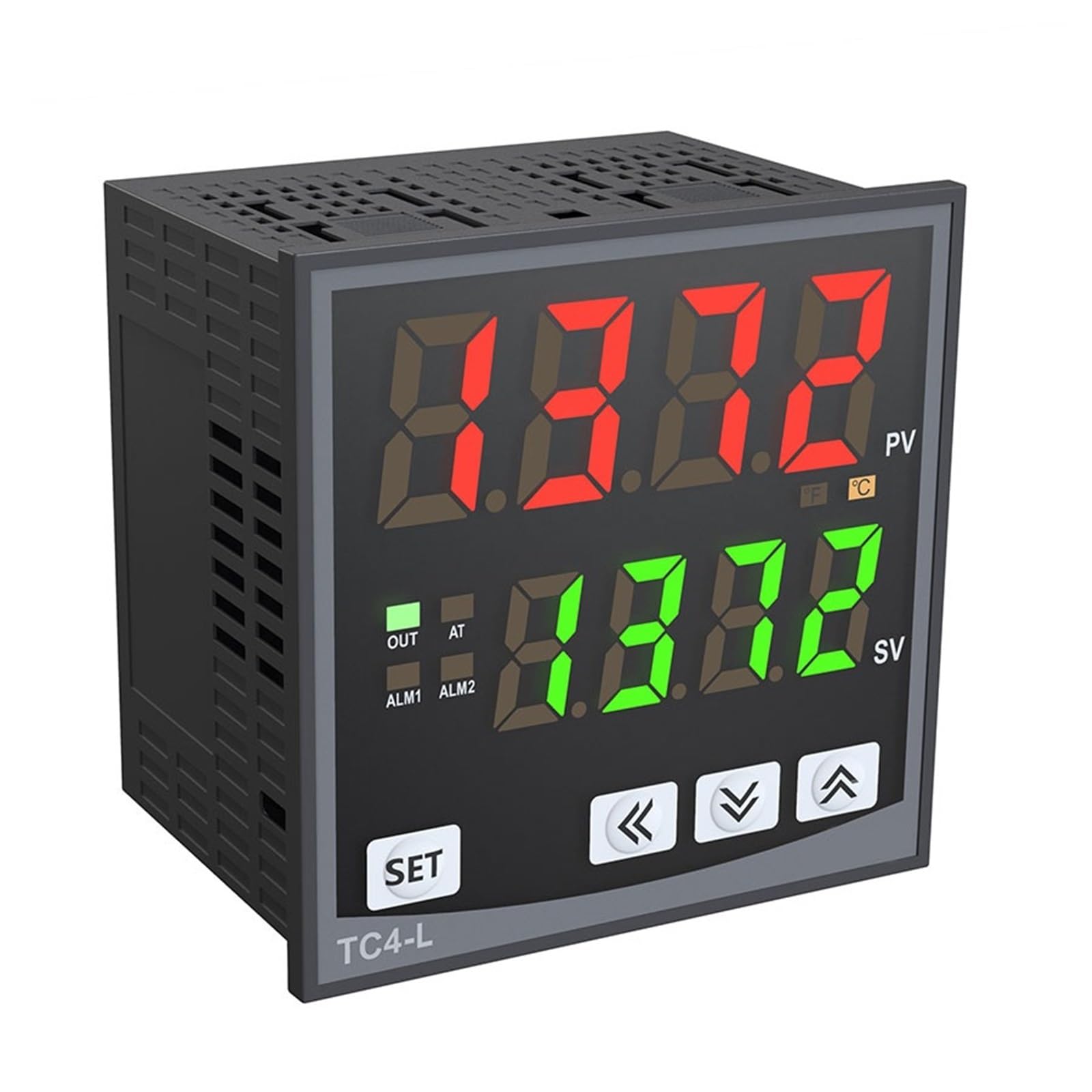 Controlador de temperatura del termostato PID digital TC4, control de temperatura de calefacción de 220V(48x48 Relay and SSR)