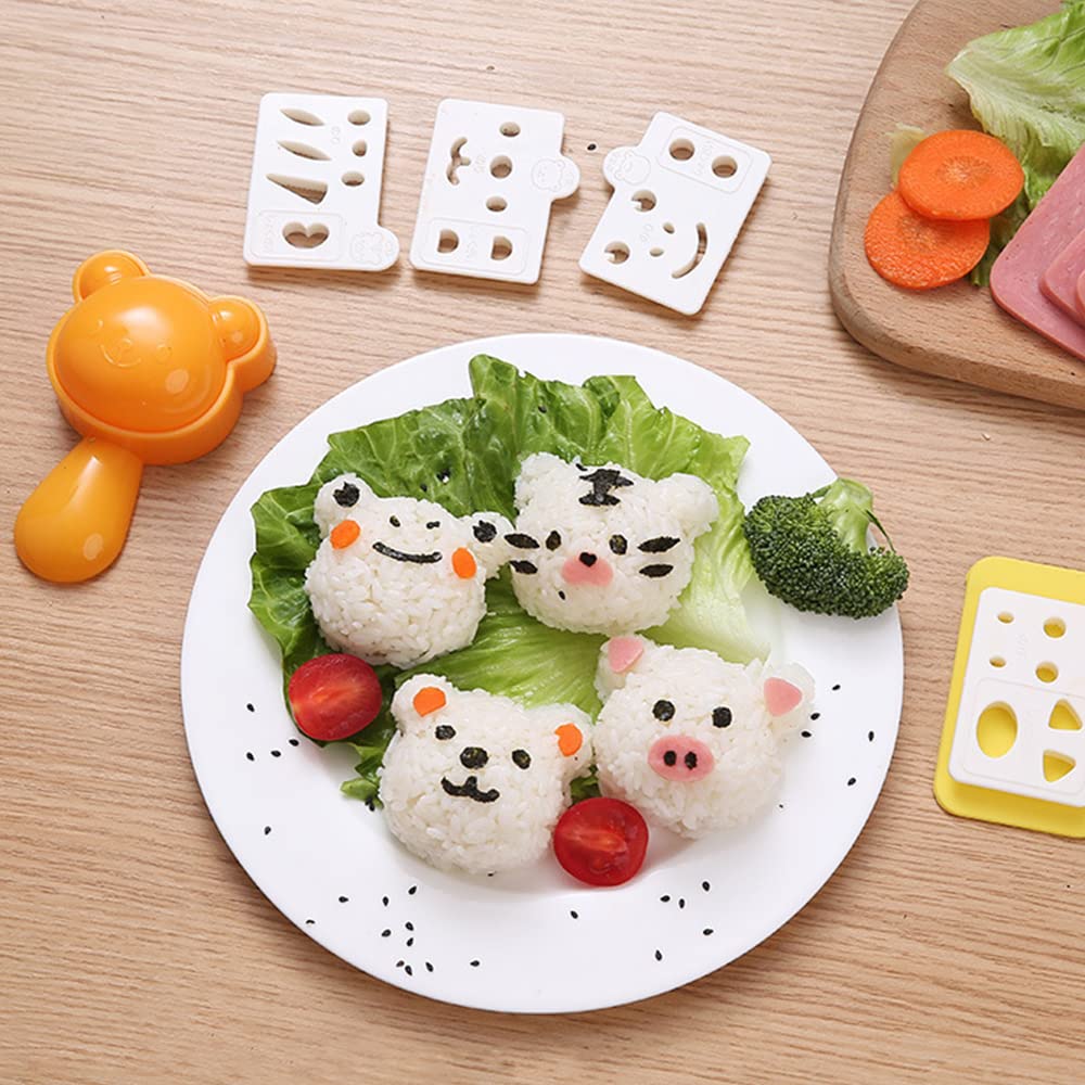 Greyoe Onigiri Form Set 10-teilig - Reisbällchen Former Für Bento & Sushi