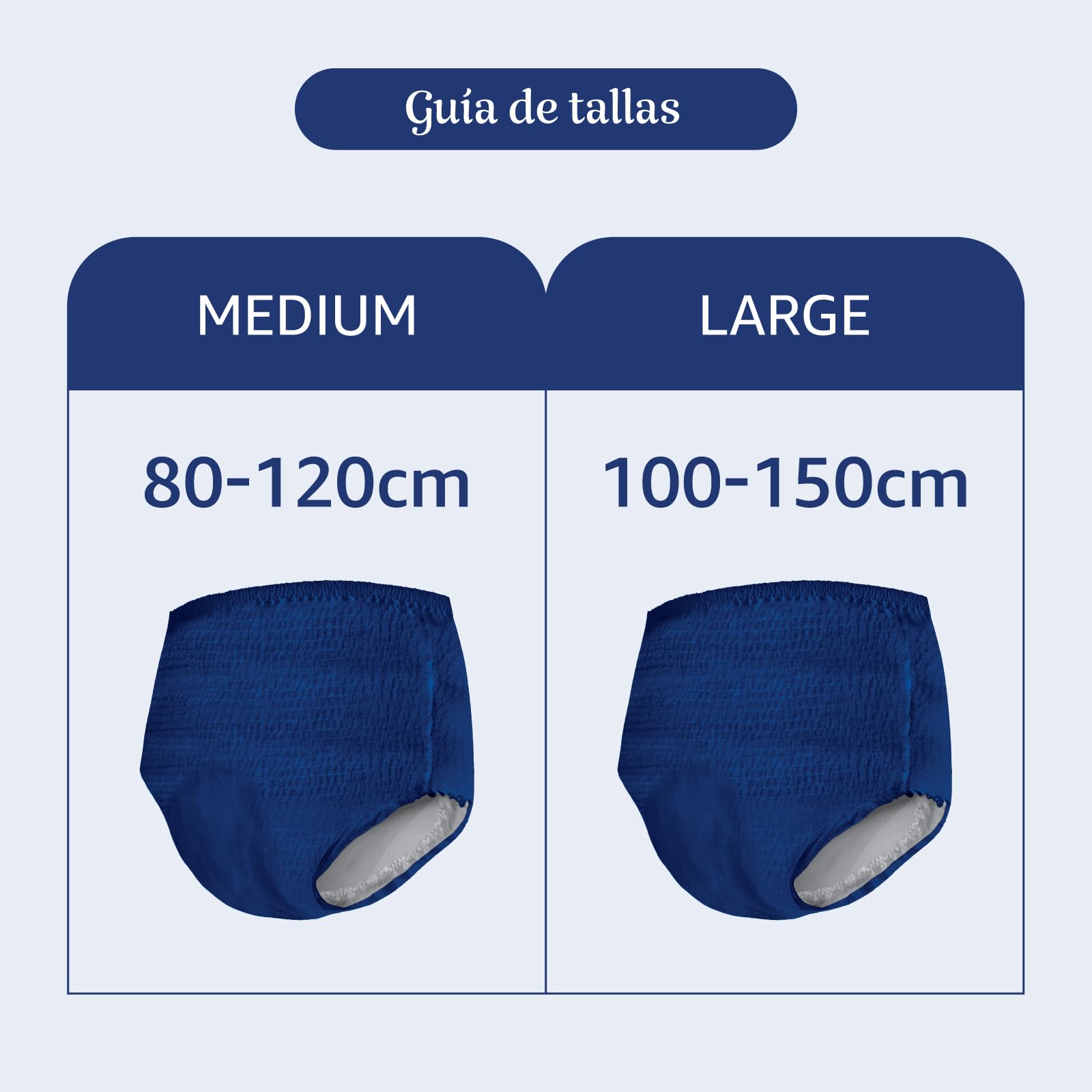 Amazon Basic Care Pant Hombre Plus M – 40 Unidad (4 Paquetes de 10), Azul