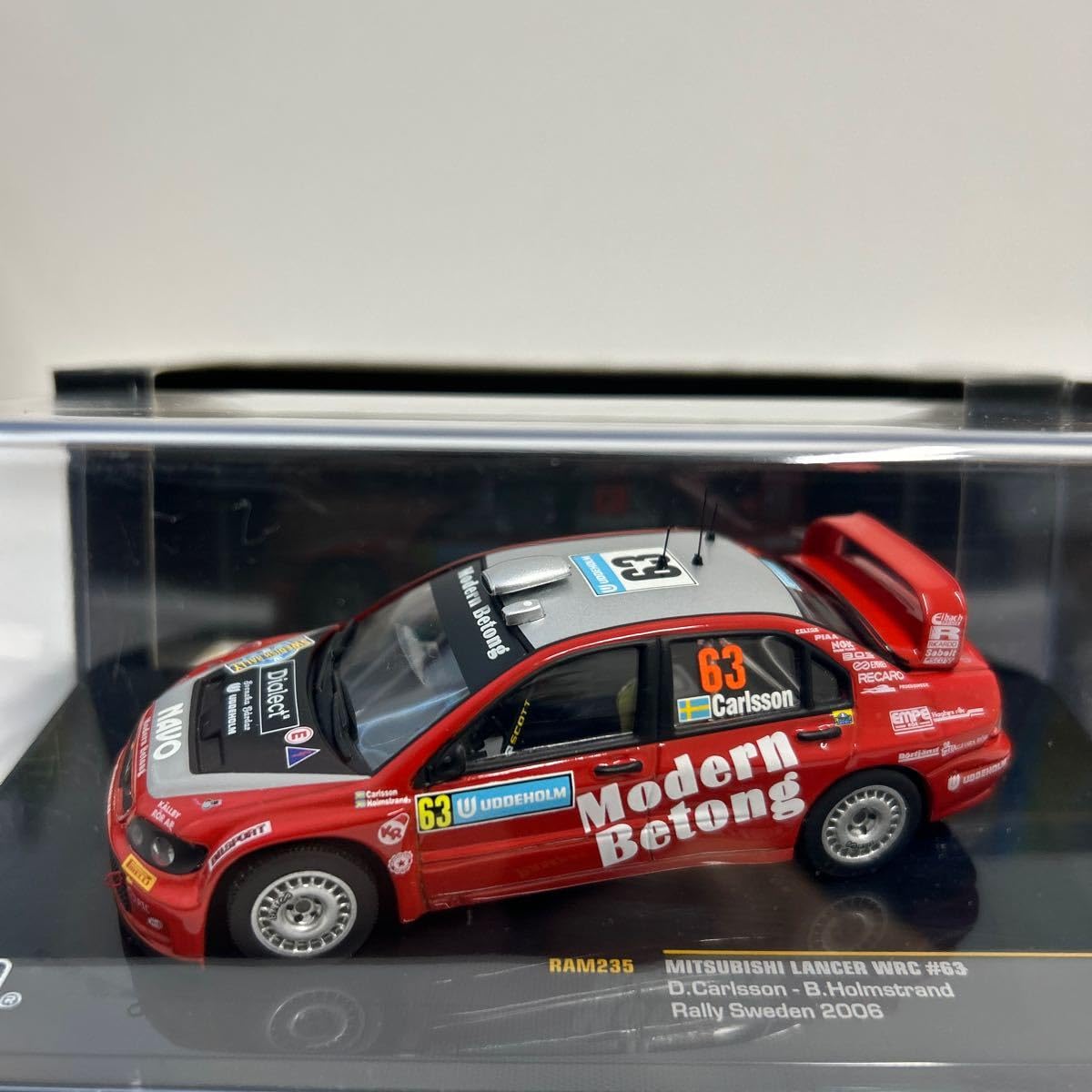 Amazon | ixo 1/43 MITSUBISHI LANCER WRC #63 D.Carlsson 2006 イクソ