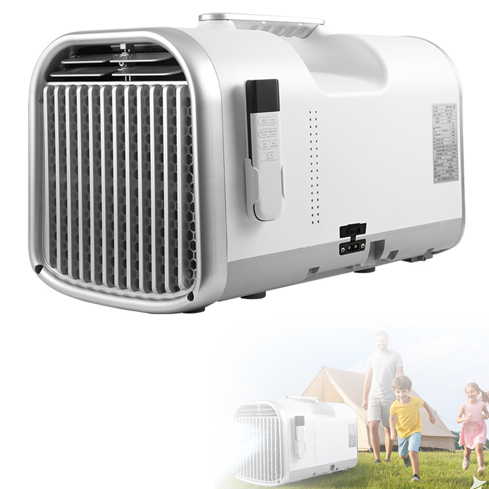 Portable Air Conditioner, 4400/5100 Btu Mini Ac Unit, Small Air Cooler For Rv Dorm Office Camping With Low Power 330/400w Consumption, Rental House Kitchen Portable Fan, Rapid Cooling(T1-Pro)