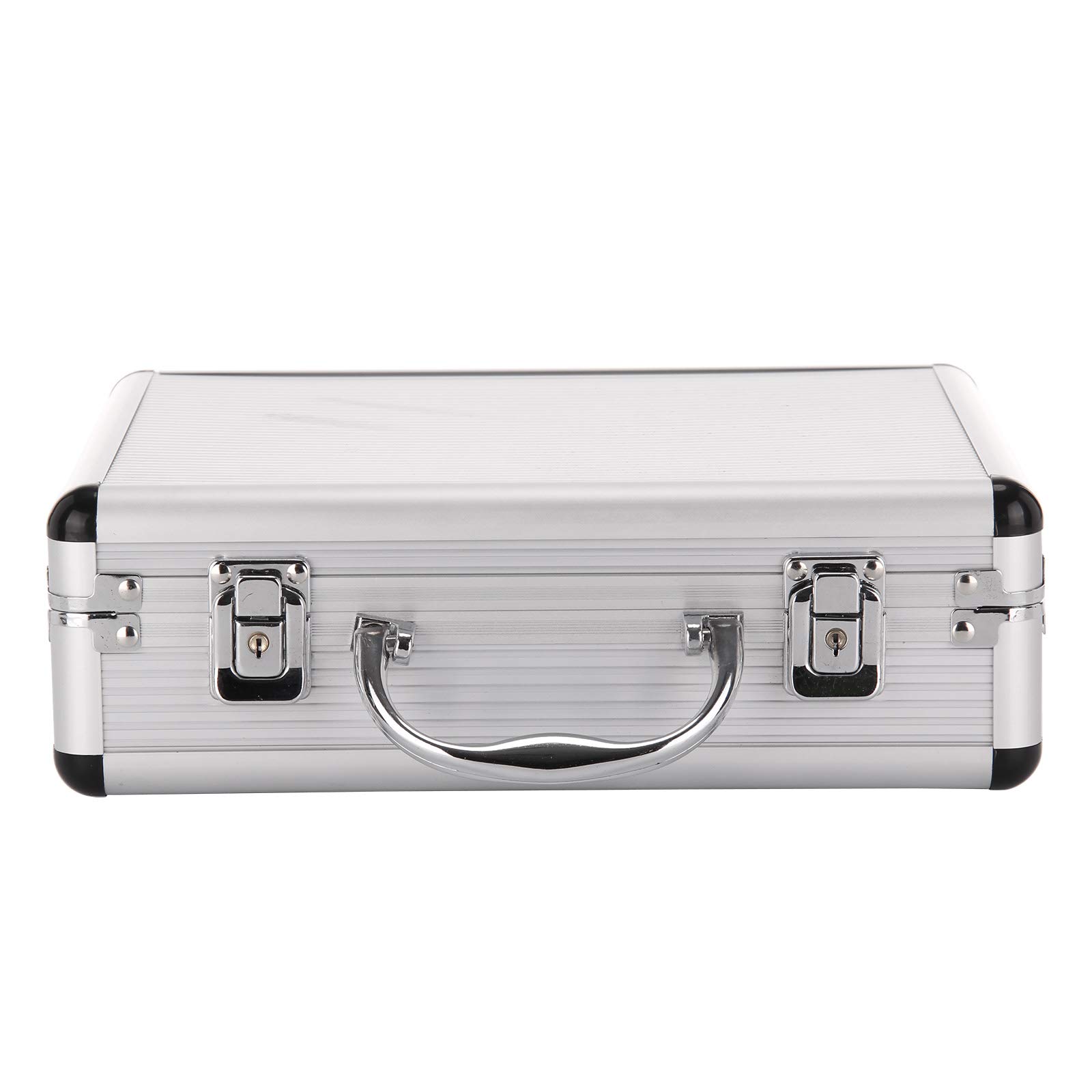 YORKING Aluminium Flight Case Foam Portable Lockable Secure Storage Box - 280mm x 230mm x 90mm