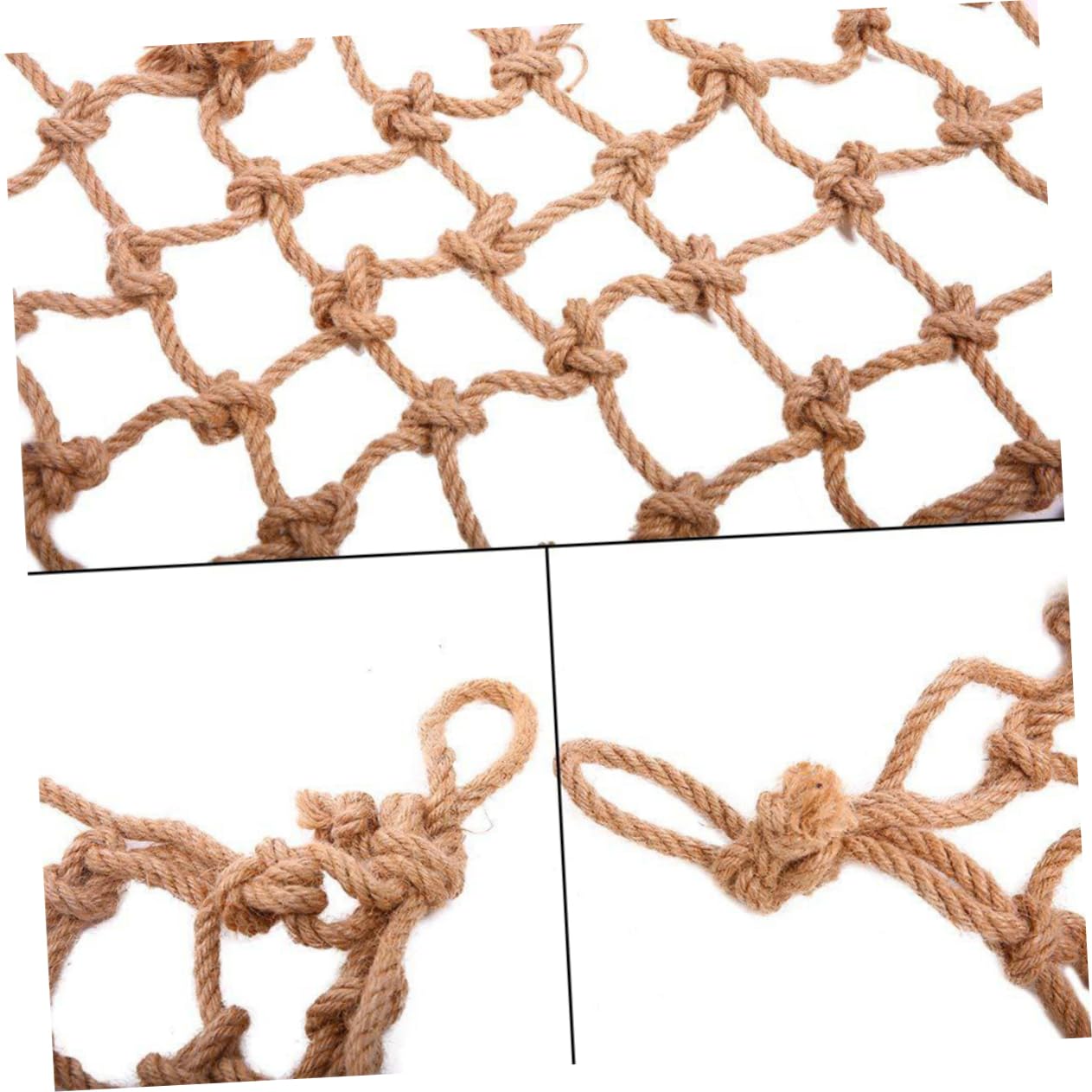 Happyyami Rete Da Arrampicata Per Pappagalli Di Medie e Grandi Corda Resistente Gioco Per Pappagalli Con Design Di Sospensione Facile Da Installare