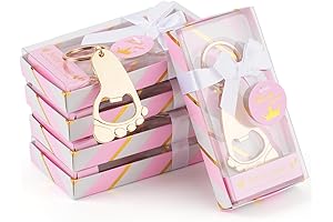 12Pcs Footprint Baby Shower Bottle Opener