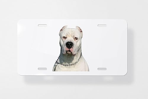 Dogo Argentino 2 License Plate Cover - Novelty License Plate Cover for Car - License Plate Frame Cover 6"x12" Dogo Argentino 2 License Plate Cover - Novelty License Plate Cover for Car - License Plate Frame Cover 6"x12"