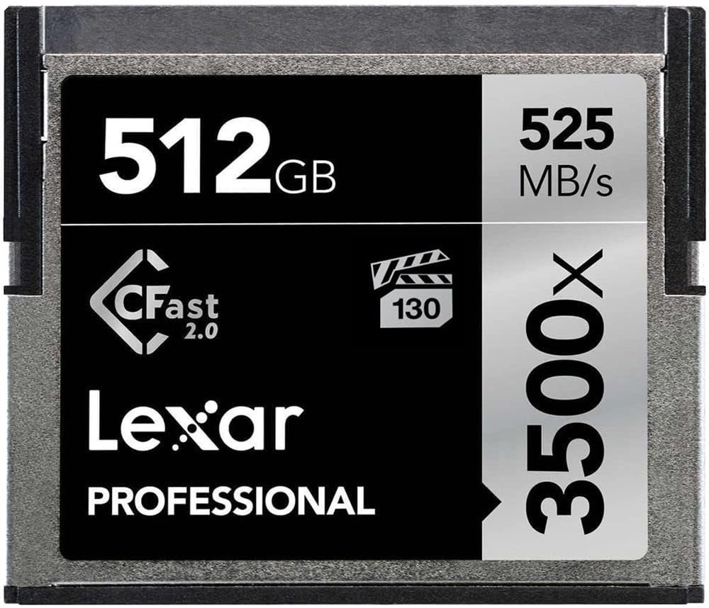 LEXAR Media 512GB PRO 3500X CFAST