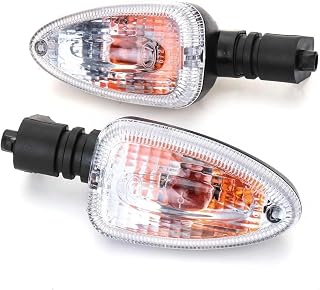 2pcs Motorcycle Turn Signal Lights for bmw F650GS F800R R1200GS K1300R HP2, Waterproof Front Rear Indicators