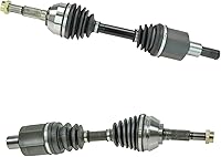 Vista 144 de TRQ Juego de conjunto de eje de transmisión CV delantero para conductor y pasajero, 2 piezas, compatible con Ford Explorer 4WD 95-01, Explorer AWD
