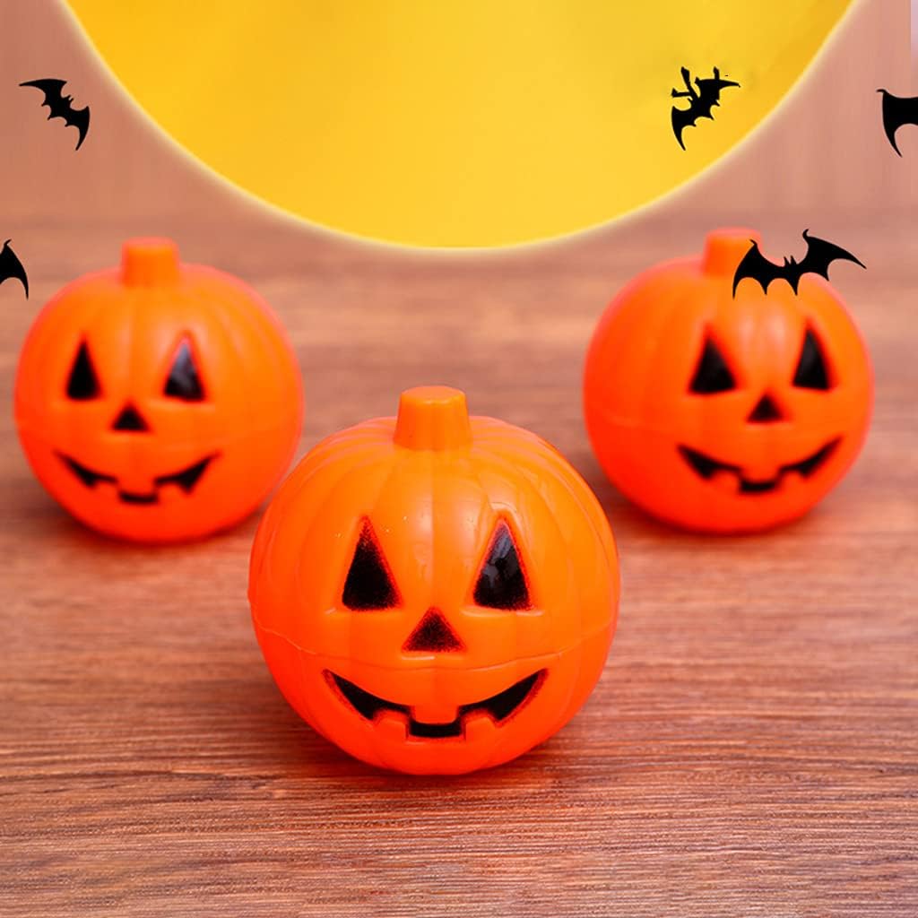 12Pcs Pumpkin Shape Mini Storage Box Plastic Candy for Case Cookies Container Gift Trick Toys Holder Props Holiday Party Supplies image 3