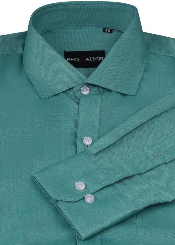 Image of MARK & ALBERT Men's Cotton Formal Shirt
