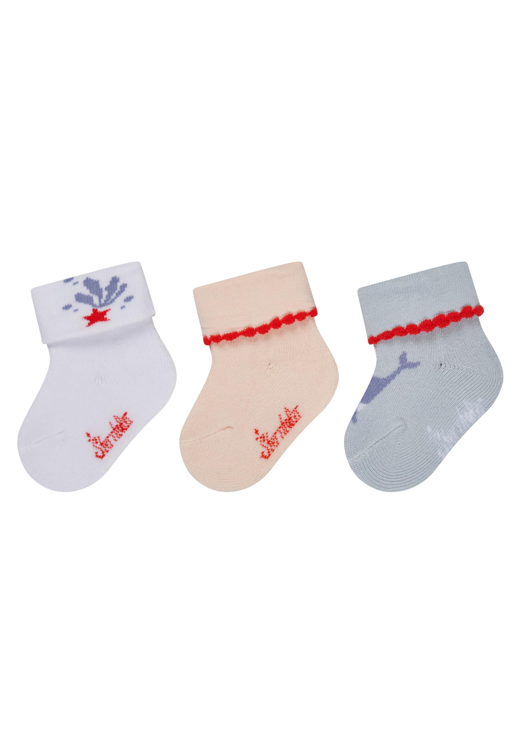 Sterntaler Mädchen Baby Socken 3er Unterwasser Baby Socken 3er Unterwasser