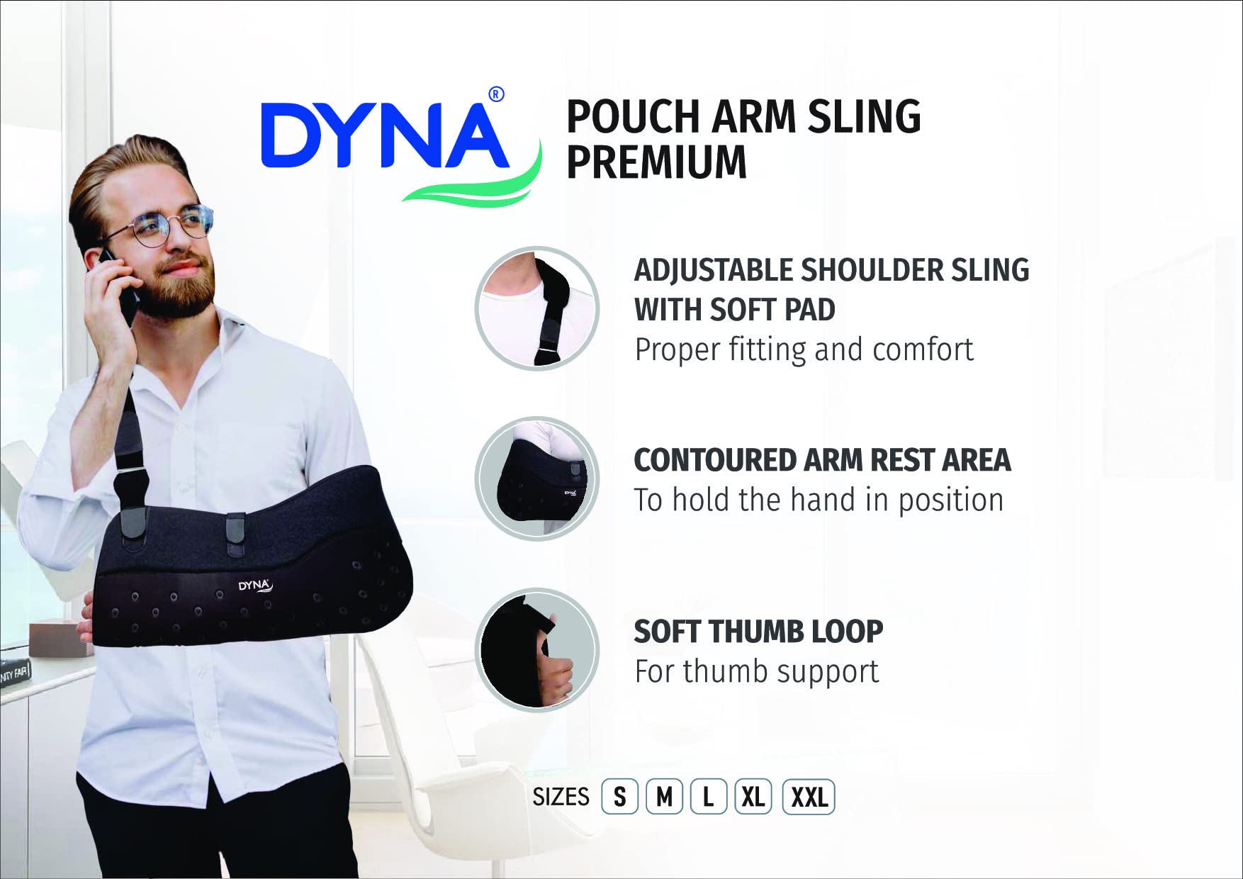 Dyna Pouch Arm Sling Premium (L) - Image 2 thumbnail