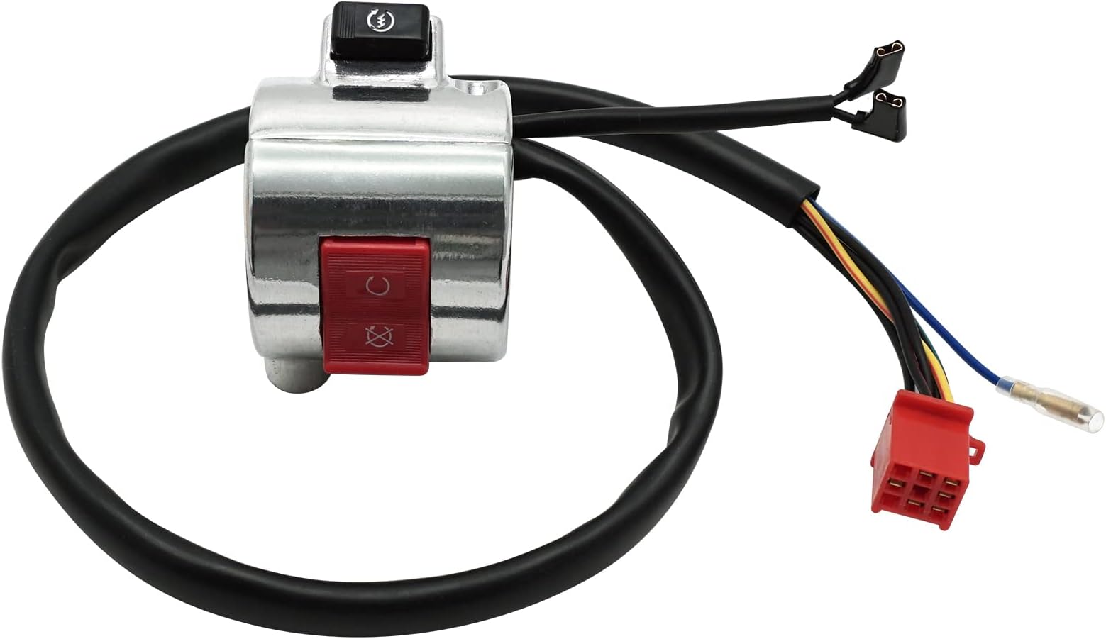 Right Start Stop Kill Control Switch for Honda Shadow ACE 750 VT750 VT750C VT750CD 1998-2003, OEM# 35130-MBK-J01 35013-MBA-010