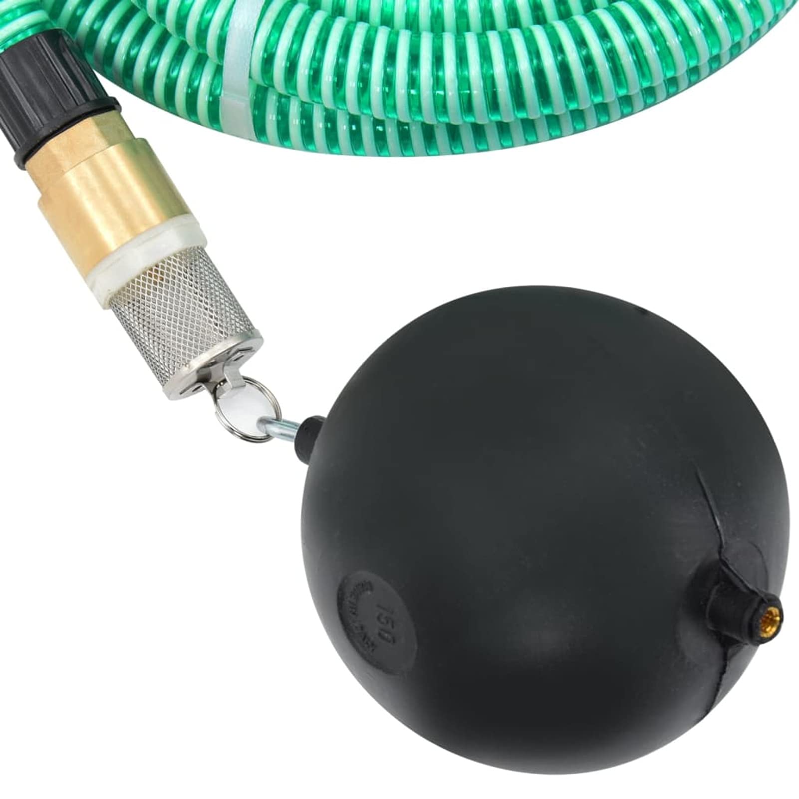 Wąż ssący z mosiężnymi złączkami zielonymi 1,1" 5 m PVC,wąż ssący,wąż basenowy,wąż ogrodowy