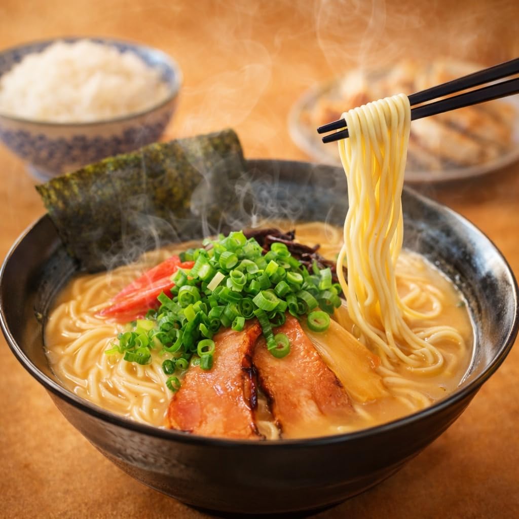 Amazon.co.jp: 久留米とんこつ醤油ラーメン 九州男児(6人前)[乾麺