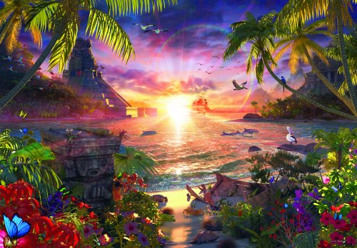Ravensburger 17824 - Paradiesischer Sonnenuntergang-Puzzle, 18000 Teile – Bild 3