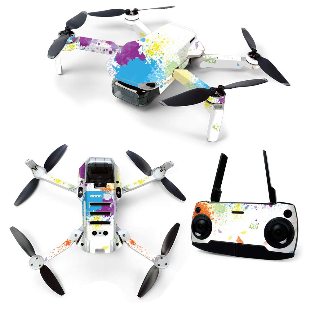 MightySkins Skin For DJI Mavic Mini Portable Drone Quadcopter - Black...