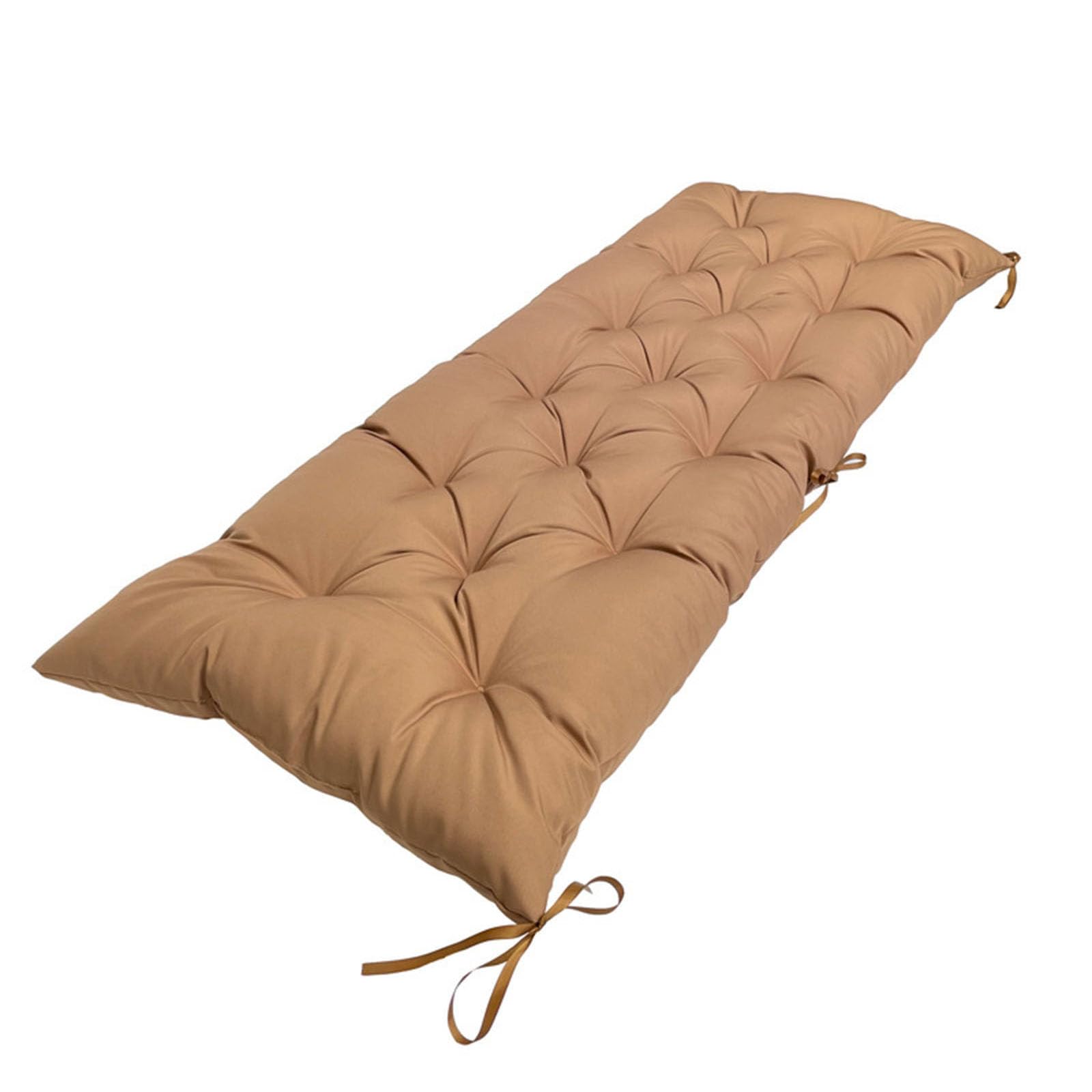 Banc de jardin 120 cm avec coussin imperméable rouge et attaches de fixation de terrasse