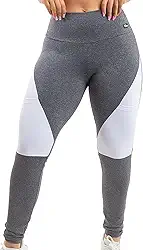 Calça Legging Fitness Zero Transparência Cós Duplo com Bolso - Academia, Corrida, Treino, CrossFit, Funcional, Yoga, Esportes, Atividades Físicas - Prática & Confortável