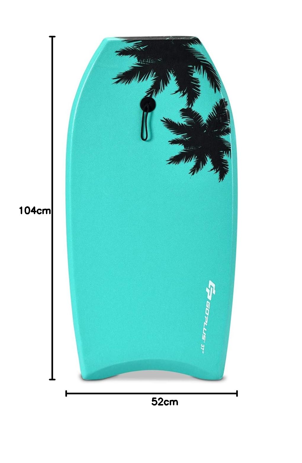 COSTWAY Bodyboard, Schwimmbrett Schwimmboard, Surfbrett Kinder und Erwachsene, Surfboard, Sup-Board 104x51x6cm