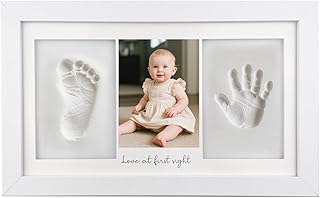 Cadre Empreintes Bébé, Kit Empreinte Pieds et Main