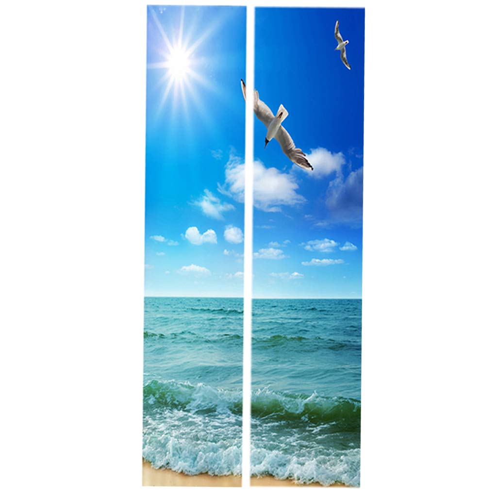 Self Adhesive Door Wall Fridge Sticker Decal PVC 3D Art Mural DIY Decor C