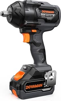 20V Cordless Impact Wrench, Advanced Brushless 1/2 Impact Gun, 1000 FT-LBS High Torque, 5-Mode Control, 4.0Ah Li-ion Battery Powered Wrench for Car Tires & Automotive Repair-TITANCE X8