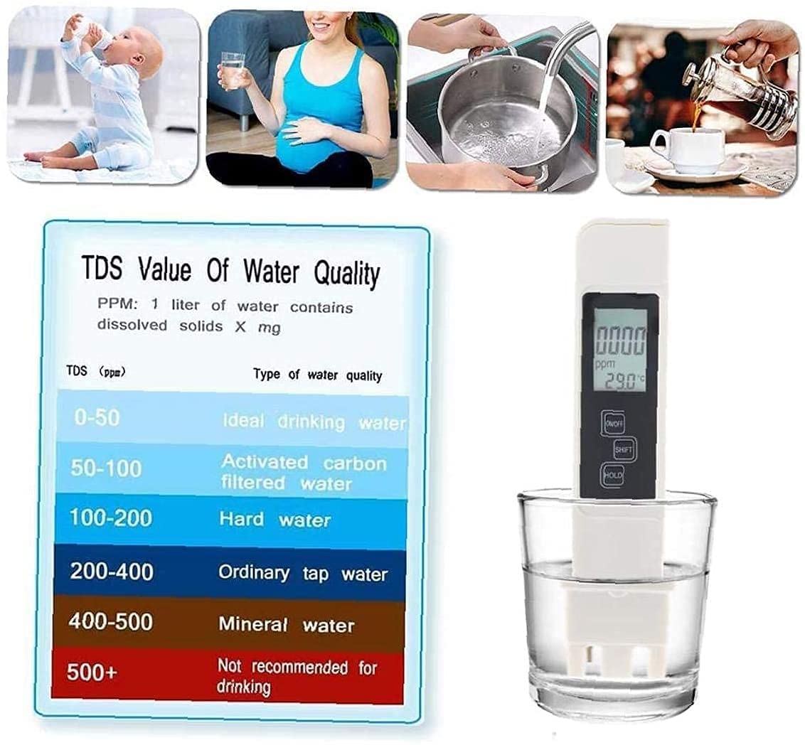 Precise Digital Ph High Accuracy Hydroponics Water Quality for Household Drinking Water Pool Aquarium Water Industrial Testing Equipment practical water quality detector