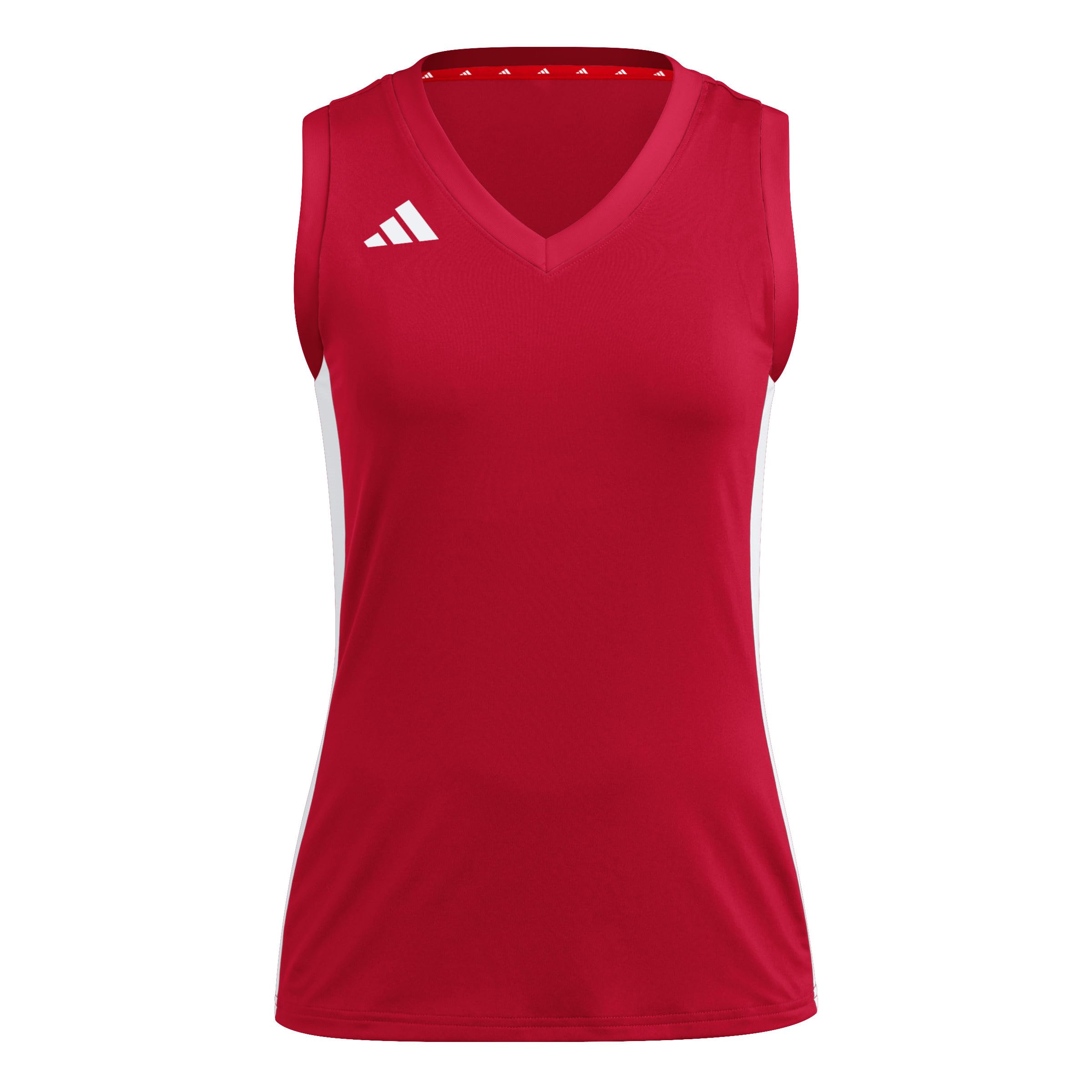 adidas Donna Volleyball Quickset Sleeveless Jersey Shirt, Team Power Red 2, L