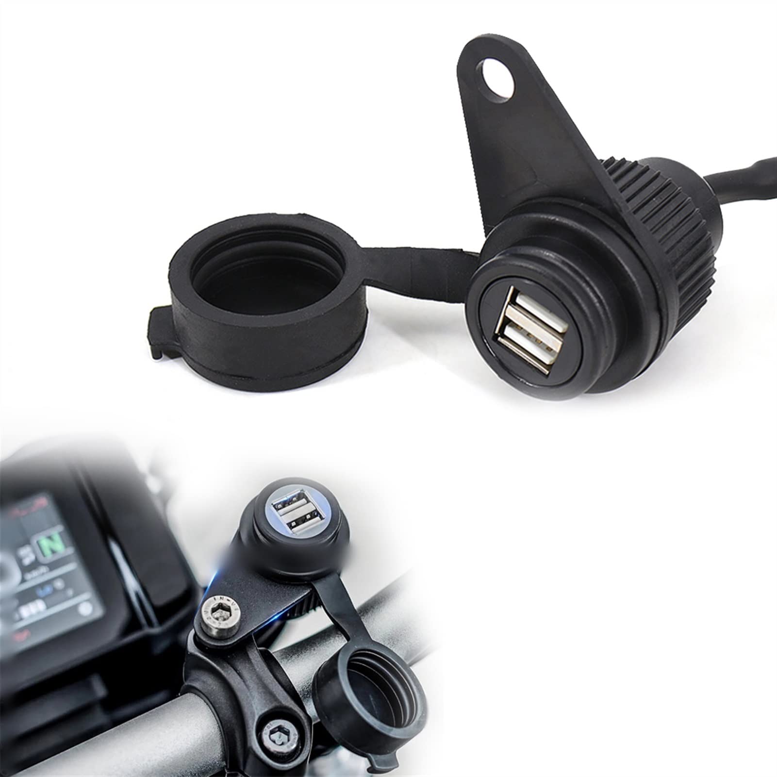 Chargeur Double USB 12V Moto pour Yamaha Tracer MT-07 MT-09