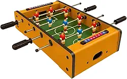 Mini Mesa Pebolim Futebol Totó Madeira Jogo Brinquedo Criança