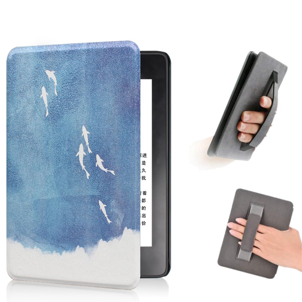 Funda para 6" Kindle (11.ª Generación - 2022) - PU de Primera Calidad Estuche con Correa de Mano y Automática Reposo/Activación Función(Modelo: C2V2L3) — view 19