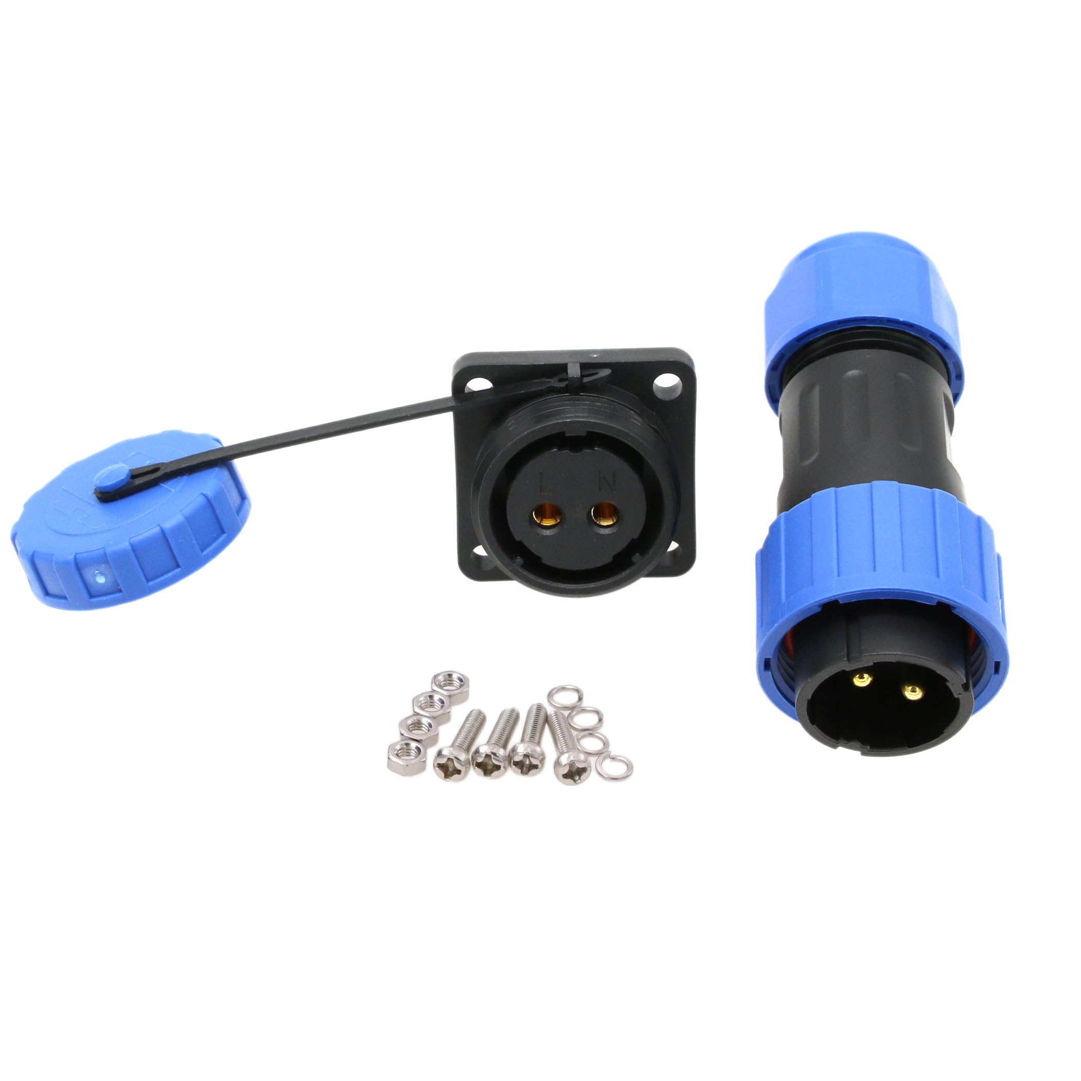 Connettore Impermeabile IP68 HE29 9 Pin Per LED Esterni - Cavo Di Alimentazione Ad Aviazione Circolare - Foto 6