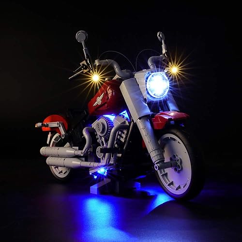 Miniatura 2 de Briksmax Led Lighting Kit for Creator Harley-Davidson Fat Boy - Compatible with Lego 10269 Building Blocks Model- Not Include The Lego Set