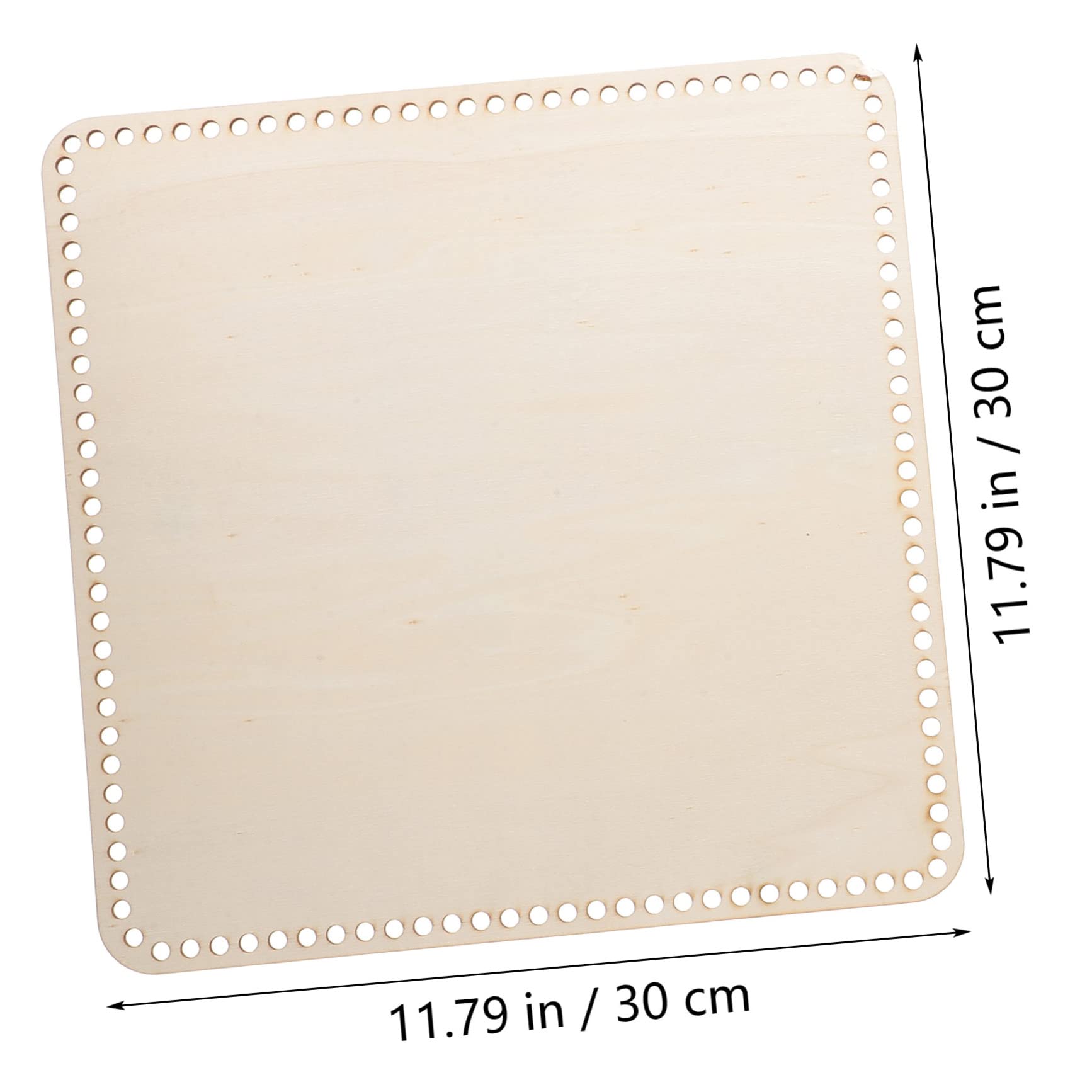 KALLORY Knitting Crochet Basket Bottoms Set 5pcs Wood Base for DIY Weaving Basket Storage Bag Decorative