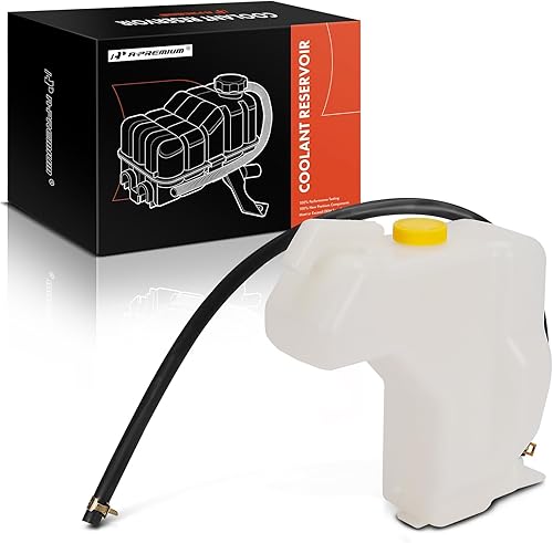 A-Premium Tanque de depósito de recuperación de desbordamiento de refrigerante del motor con tapa y tubería Compatible con Nissan Sentra 1999-2003
