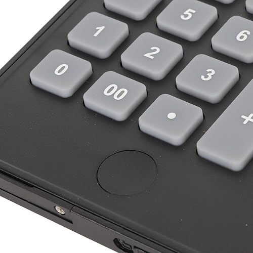 Miniatura 9 de Calculadora con bloc de notas, calculadora de escritorio de oficina con pantalla LCD grande de 12 dígitos, soporte solar y batería, calculadora de