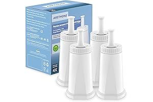 Breville Water Filter Replacement (4 Pack) - Compatible with Barista, Bambino, Oracle,...