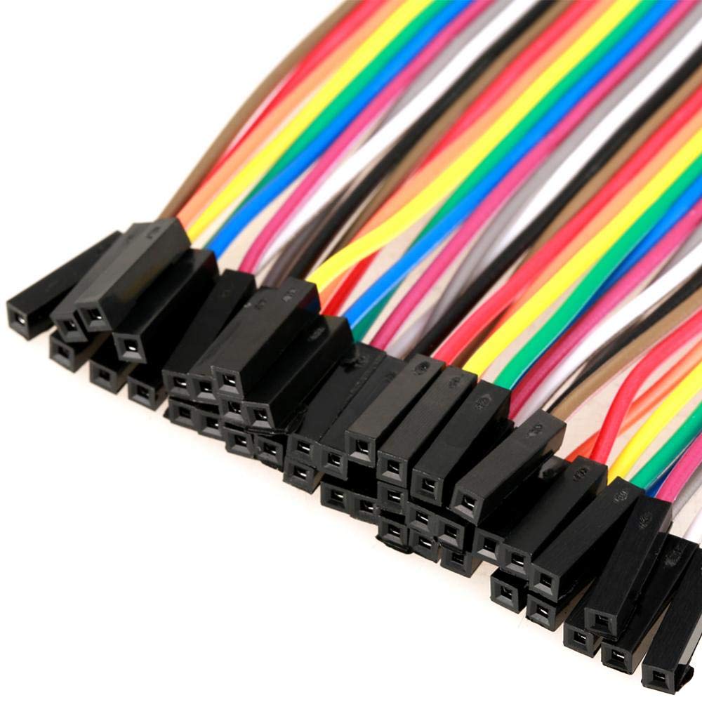 Kit 200 Cavetti Jumper 28AWG 10cm Multicolore per Collegamenti Breadboard e Elettronica