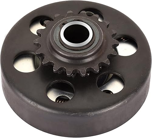Carkio Go Kart - Embrague centrífugo de 18 dientes, diámetro de 34 pulgadas, cadena #35, agujero de 0.787 in, compatible con mini bicicleta y Go