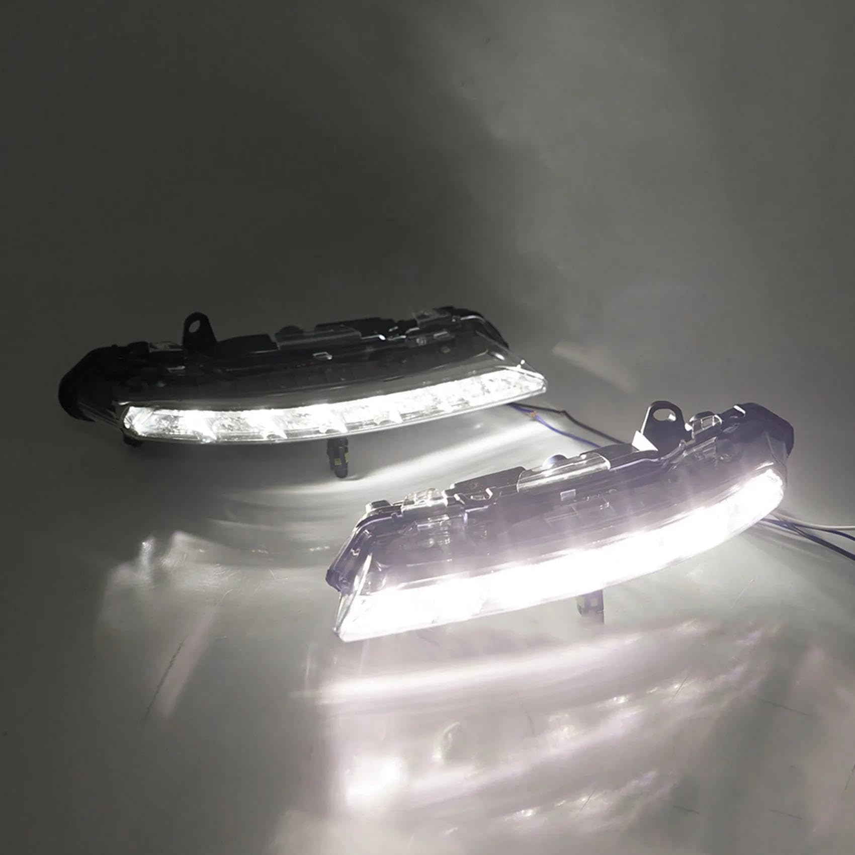 Mistlampen Dla Benz Dla Klasa S Dla W221 Przedni lewy + prawy samochód Lampa przeciwmgielna Zderzak Światło przeciwmgielne LED DRL Do jazdy dziennej