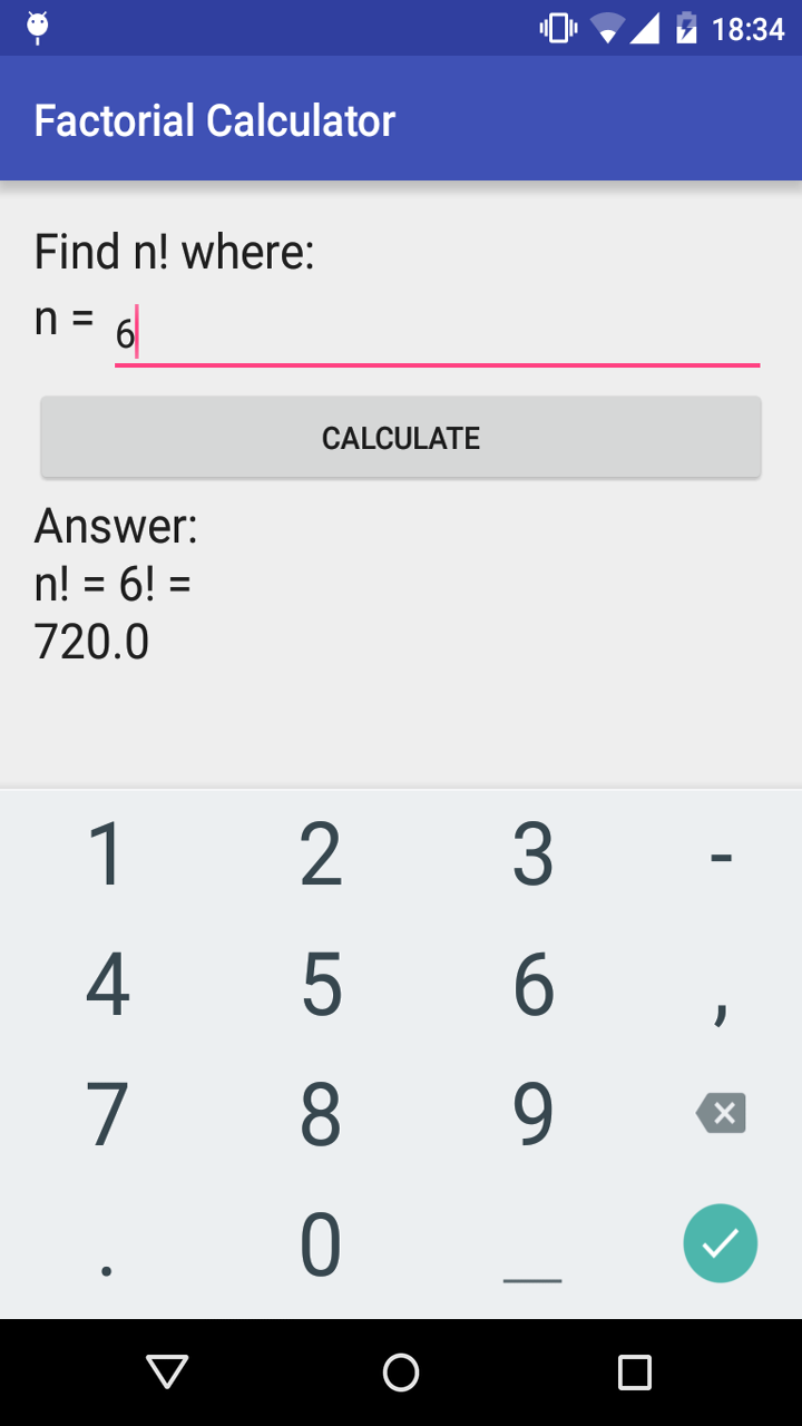 Factorial Calculator - App on Amazon Appstore