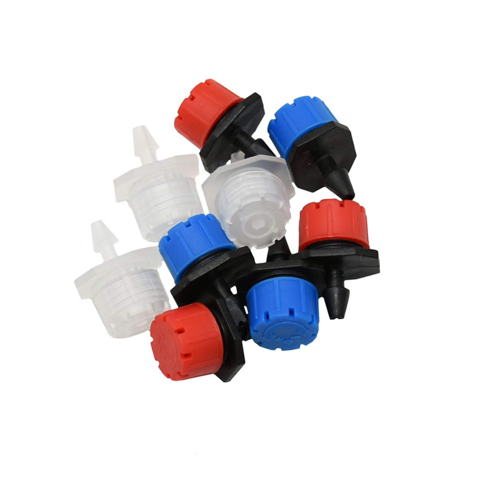 Złącze do naprawy węża Regulowany Ogród Podlewanie Dripper Kropler Micro Dip Nawadnianie Podlewanie Anti-Zatykające Drip Nawadnianie Dostawy Ogrodnictwo 500 sztuk (Color : White)