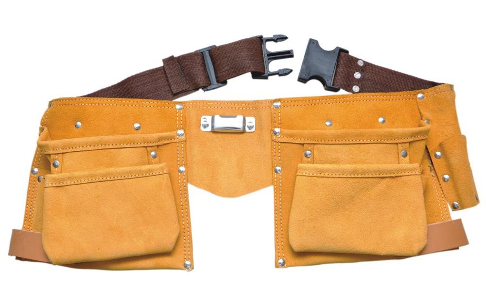 KROST Superior Quality 11 Pocket Split Pure Leather Carpenter Apron