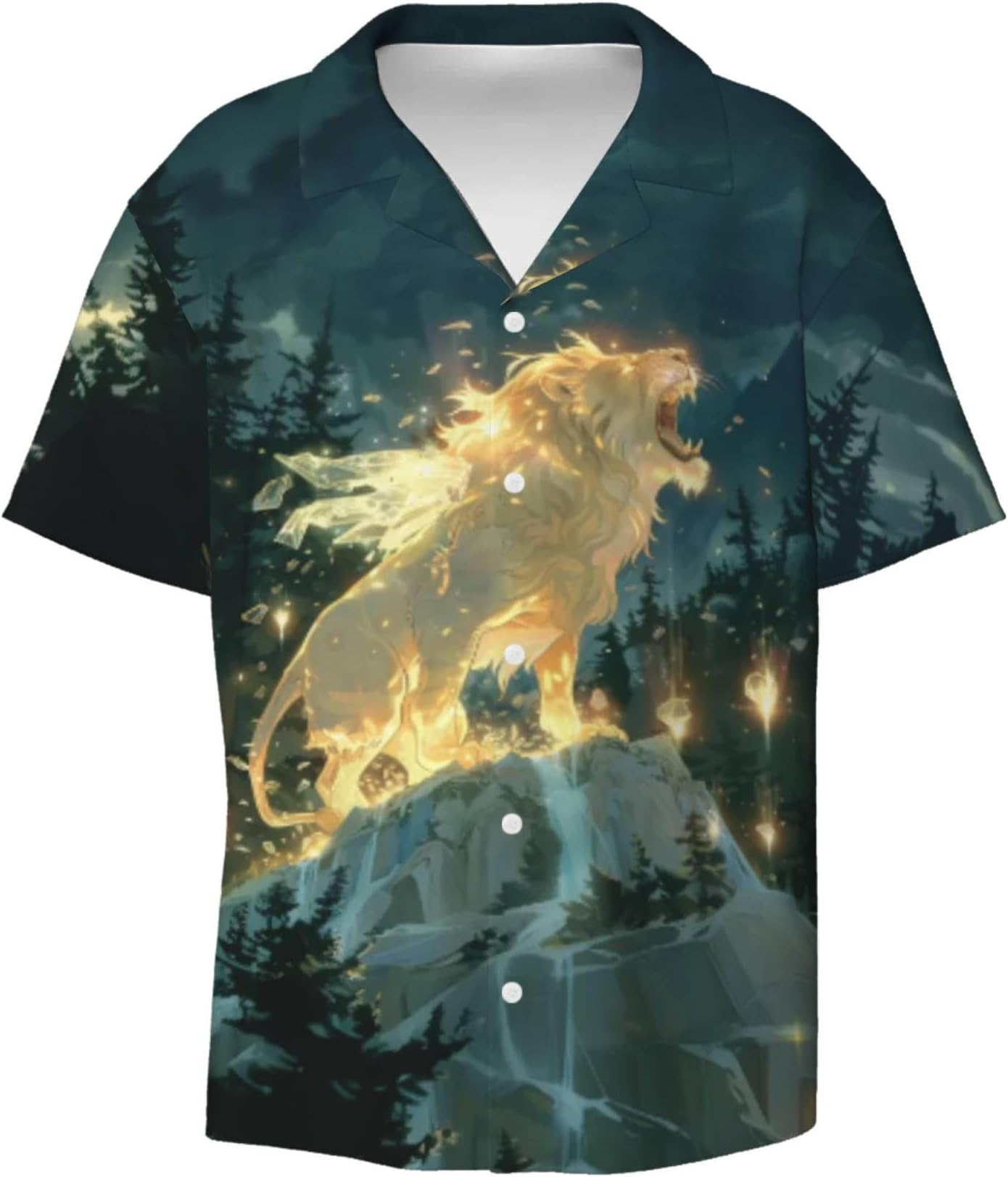 3D Pattern Print Shirt Unique Graphics Long Sleeve Casual Button Down Shirt Ideal Parties Family Gatherings Comfortable