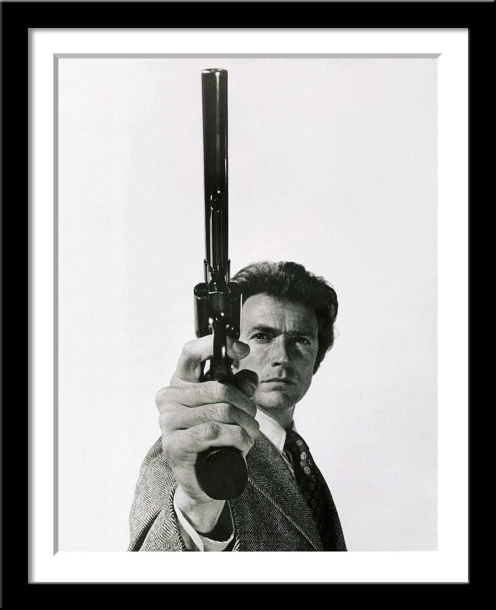 Tallenge - Magnum Force - Hollywood Movie Still - Clint Eastwood - Small Framed Poster(Paper,12x17 inches, Multicolour)