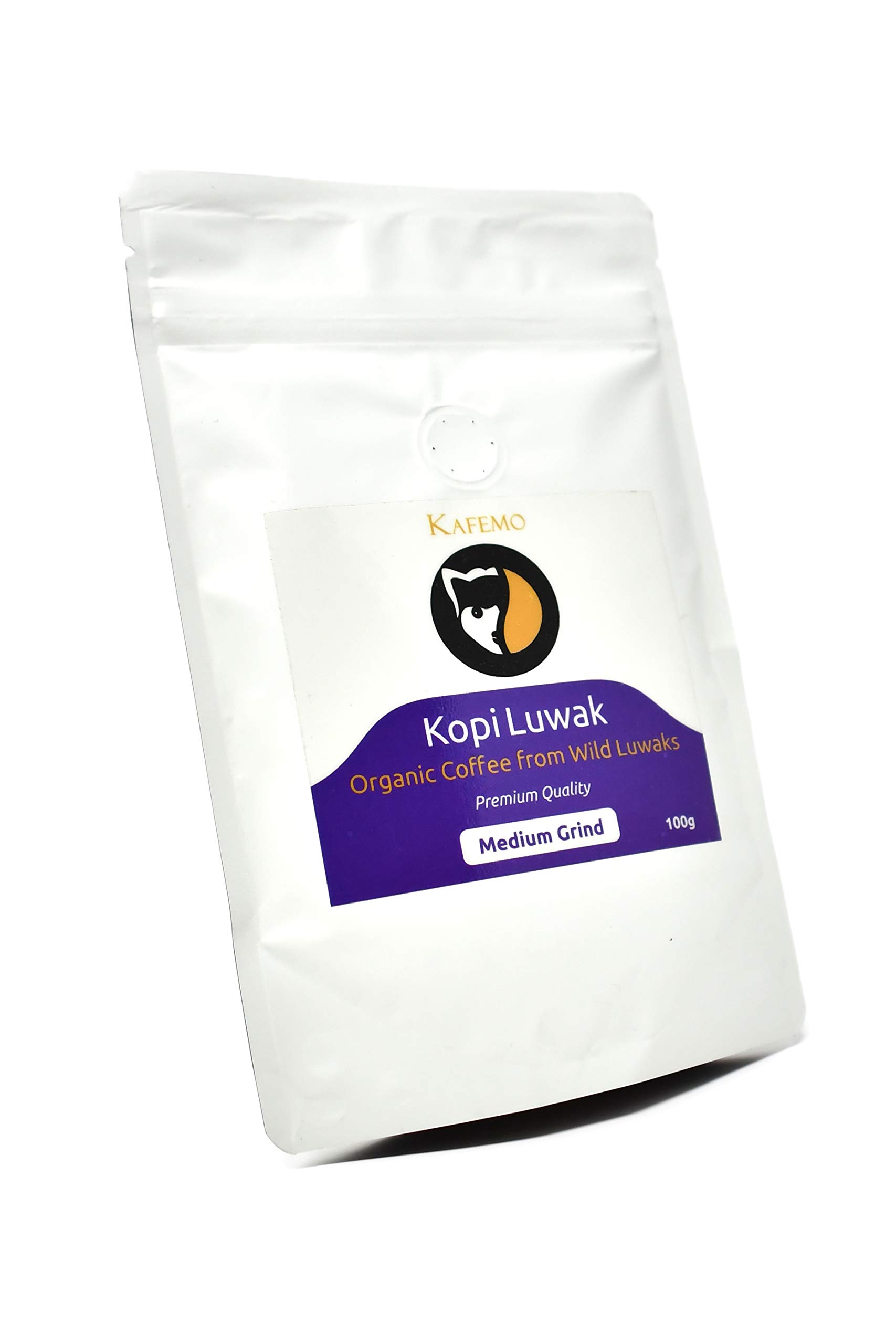 Kopi Luwak Premium (Kaffee von freilebenden Tieren) - Gemahlener Kaffee - Die seltensten Kaffee der Welt -