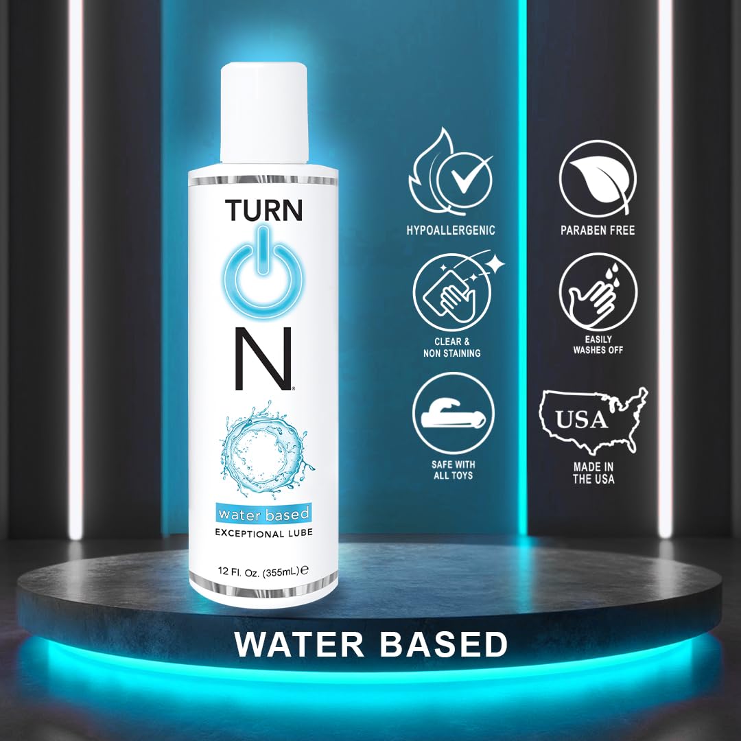 Amazon.com: Turn On Water-Based Premium Personal Lubricant | Long Lasting,  Ph Balanced, Hypoallergenic, Condom Safe Lube for Men, Women, and Couples,  12 fl oz : Health & Household